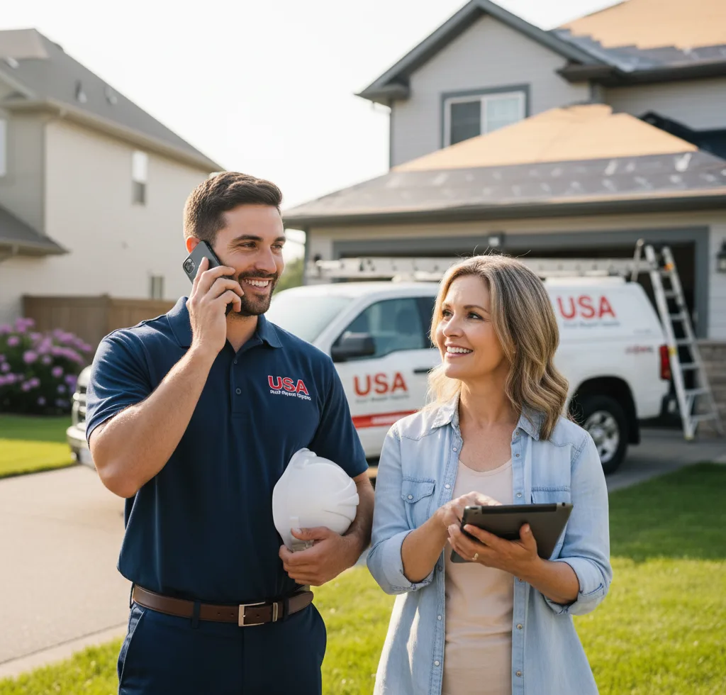 USA Roof Repair Experts customer support in West York
